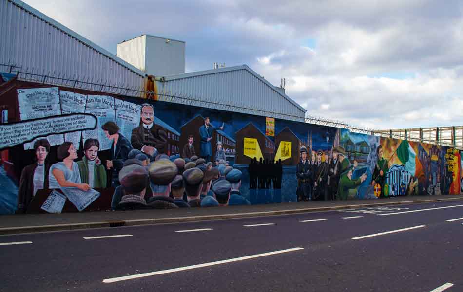 International Wall Falls Road Murals